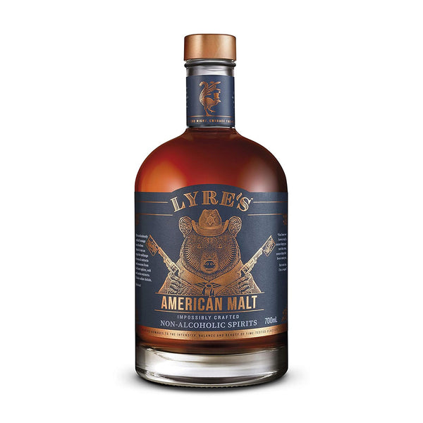 Lyre's American Malt Non-Alcoholic Spirit - Bourbon Style | Award Winning | 23.7 Fl Oz