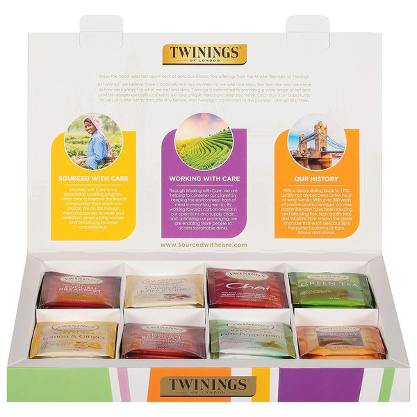 Twinings Tea Classics Collection, Variety Gift Box Sampler, 48 Tea Bags (Pack of 1)